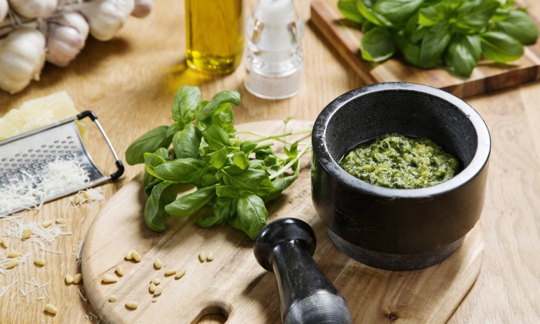 Zelfgemaakte pesto alla Genovese Grand'Italia